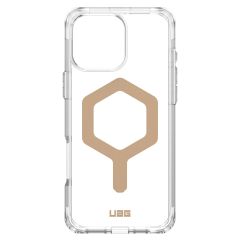 UAG Plyo Backcover MagSafe für das iPhone 16 Pro Max - Ice / Gold