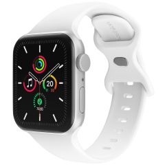 imoshion Silikonband⁺ für die Apple Watch Series 1-9 / SE - 38/40/41 mm - White - Größe S/M