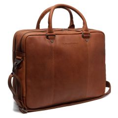 The Chesterfield Brand Boston Laptoptasche 15-15.6 Zoll - Echtes Leder - Cognac