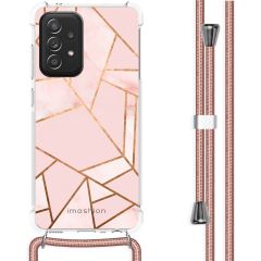 imoshion Design Hülle mit Band Samsung Galaxy A52(s) (5G/4G) - Pink Graphic