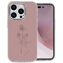 imoshion Design Hülle für das iPhone 14 Pro - Floral Pink