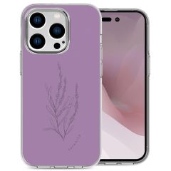 imoshion Design Hülle für das iPhone 14 Pro - Floral Purple