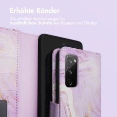 imoshion ﻿Design Klapphülle für das Samsung Galaxy S20 FE - Purple Marble