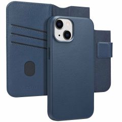 Accezz 2-in-1 Klapphülle aus Leder mit MagSafe für das iPhone 14 - Nightfall Blue