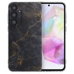 imoshion Design Hülle für das Samsung Galaxy A35 - Black Marble