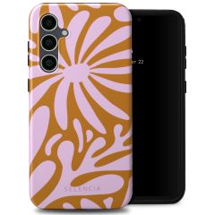 Selencia Vivid Back Cover für das Samsung Galaxy S23 FE - Modern Bloom Pink