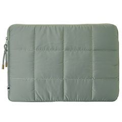 Selencia Puffy Laptop Hülle 15-16 Zoll - Laptop Sleeve - Sage Green