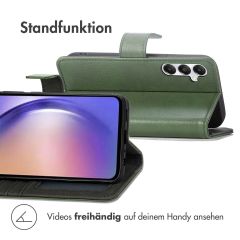 imoshion Luxuriöse Klapphülle für das Samsung Galaxy A55 - Grün