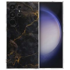 imoshion Design Hülle für das Samsung Galaxy S24 Ultra - Black Marble