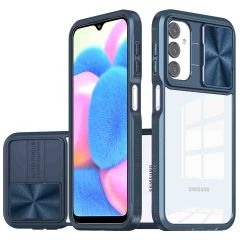 imoshion Back Cover mit Kameraschieber für das Samsung Galaxy A25 (5G) - Dunkelblau