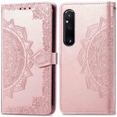 imoshion Mandala Klapphülle für das Sony Xperia 1 V - Rose Gold