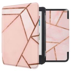imoshion Design Slim Hard Case Sleepcover für das Kobo Clara Colour / Kobo Clara BW - Pink Graphic