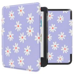 imoshion Design Slim Hard Case Sleepcover für das Kobo Clara Colour / Kobo Clara BW - Flowers Distance