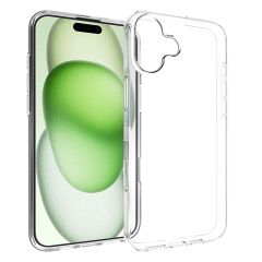 Accezz TPU Clear Cover für das iPhone 16 Plus - Transparent
