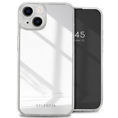 Selencia Mirror Back Cover für das iPhone 14 - Hülle mit Spiegel - Silber