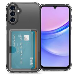 iMoshion Soft Case Back Cover mit Kartenhalter für das Samsung Galaxy A15 (5G/4G) - Transparent