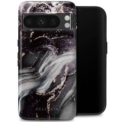 Selencia Vivid Back Cover für das Google Pixel 8 Pro - Chic Marble Black