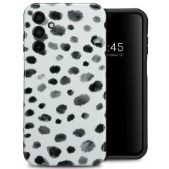 Selencia Vivid Back Cover für das Samsung Galaxy A15 (5G/4G)  - Trendy Leopard