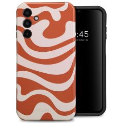 Selencia Vivid Back Cover für das Samsung Galaxy A15 (5G/4G) - Dream Swirl Orange