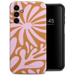 Selencia Vivid Back Cover für das Samsung Galaxy A15 (5G/4G) - Modern Bloom Pink