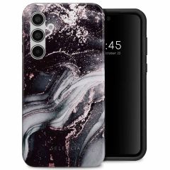 Selencia Vivid Back Cover für das Samsung Galaxy A55 - Chic Marble Black