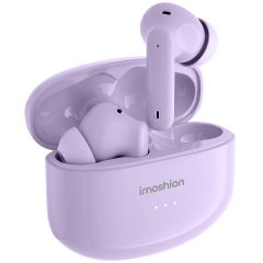 iMoshion Aura Pro Earbuds – Kabellose Kopfhörer – Kabellose Bluetooth-Kopfhörer – Mit ANC-Geräuschunterdrückungsfunktion - Lavender Lilac