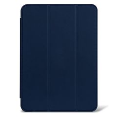 Decoded Textured Sillicon Slim Cover für das iPad Pro 11 (2024) M4 - Navy Peony