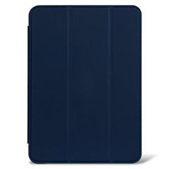 Decoded Textured Sillicon Slim Cover für das iPad Air 11 Zoll (2024) M2 / Air 5 (2022) / Air 4 (2020) - Navy Peony