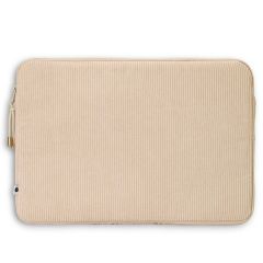 Selencia Cord Laptop Hülle 13-14 Zoll - Laptop Sleeve - Beige