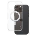 PanzerGlass CARE Kickstand Case MagSafe für das iPhone 16 Pro Max - Silber