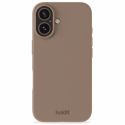 Holdit Silicone Case für das iPhone 16 Plus - Mocha Brown