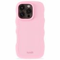 Holdit Wavy Case für das iPhone 16 Pro - Pink