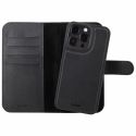 Holdit Wallet Case Magnet Plus für das iPhone 16 Pro Max - Schwarz