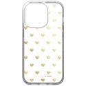 iDeal of Sweden Clear Case für das iPhone 14 Pro - Golden Hearts