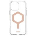 UAG Plyo Backcover MagSafe für das iPhone 16 Pro Max - Ice / Rose Gold