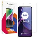 Accezz Screen Protector aus gehärtetem Glas für das Motorola Moto G84 - Transparent