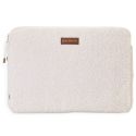 Selencia Teddy Laptop Hülle 15-16 Zoll - Laptop Sleeve - Beige