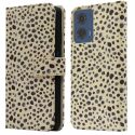 imoshion Design Klapphülle für das Motorola Moto G04 / G24 - Black And White Dots