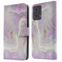 imoshion Design Klapphülle für das Motorola Moto G24 Power - Purple Marble