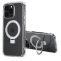 Accezz Ring Stand Backcover mit MagSafe für das iPhone 15 Pro Max - Transparent