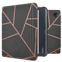 imoshion Design Slim Hard Case Sleepcover mit Stand für das Kobo Libra Colour - Black Graphic