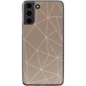 imoshion Design Hülle Samsung Galaxy S22 - Graphic Lines Beige