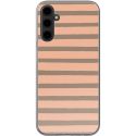 imoshion Design Hülle Samsung Galaxy A14 (5G) - Striped Peach Reverse