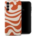 Selencia Vivid Back Cover für das Samsung Galaxy A14 (5G/4G) - Dream Swirl Orange