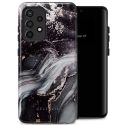 Selencia Vivid Back Cover für das Samsung Galaxy A52(s) (5G/4G) - Chic Marble Black