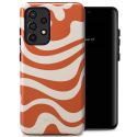 Selencia Vivid Back Cover für das Samsung Galaxy A52(s) (5G/4G) - Dream Swirl Orange