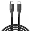 Accezz USB-C auf USB-C-Kabel für das Samsung Galaxy S23 Ultra - 2 m - Schwarz